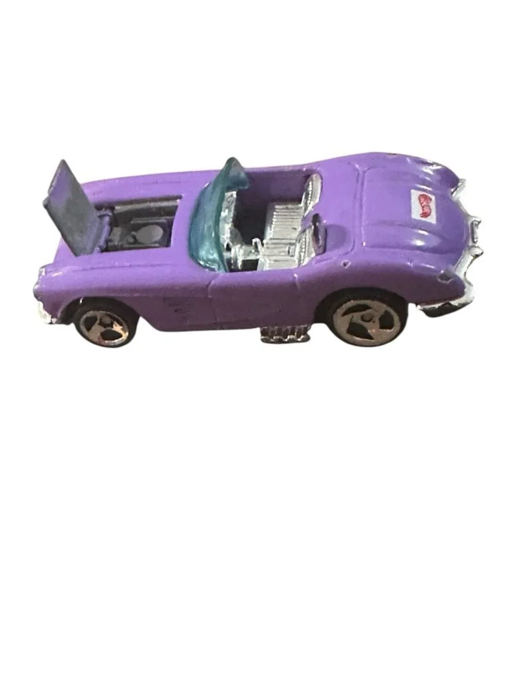 HOT WHEELS 1994 '58 Corvette Light purple Die Cast Vintage 1:64
